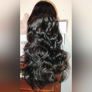 Natural Black Malaysian Body Wave 20" 360 Wig